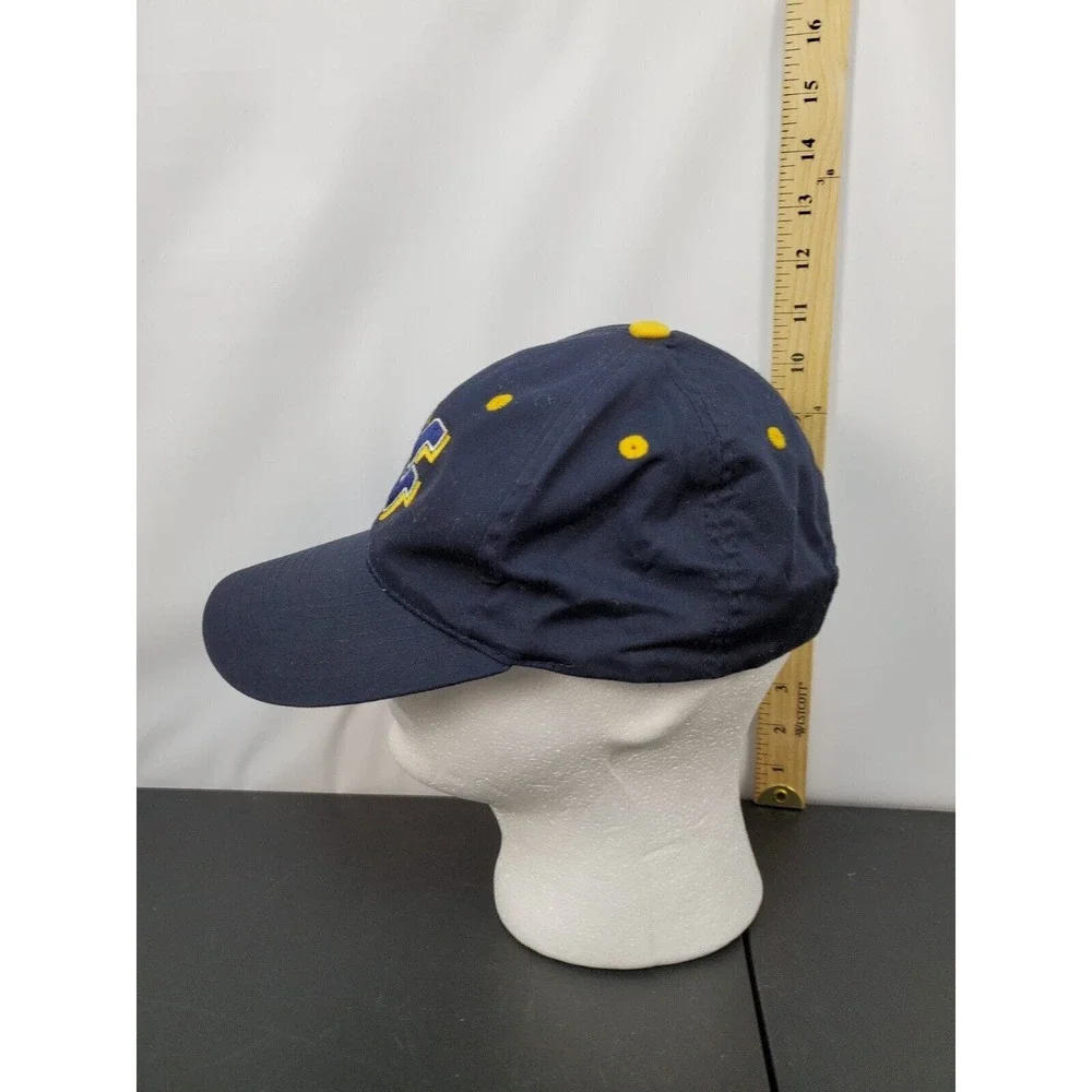 Captivating Headgear West Virginia‎ University Hat Mens Navy Adjustable Snapback